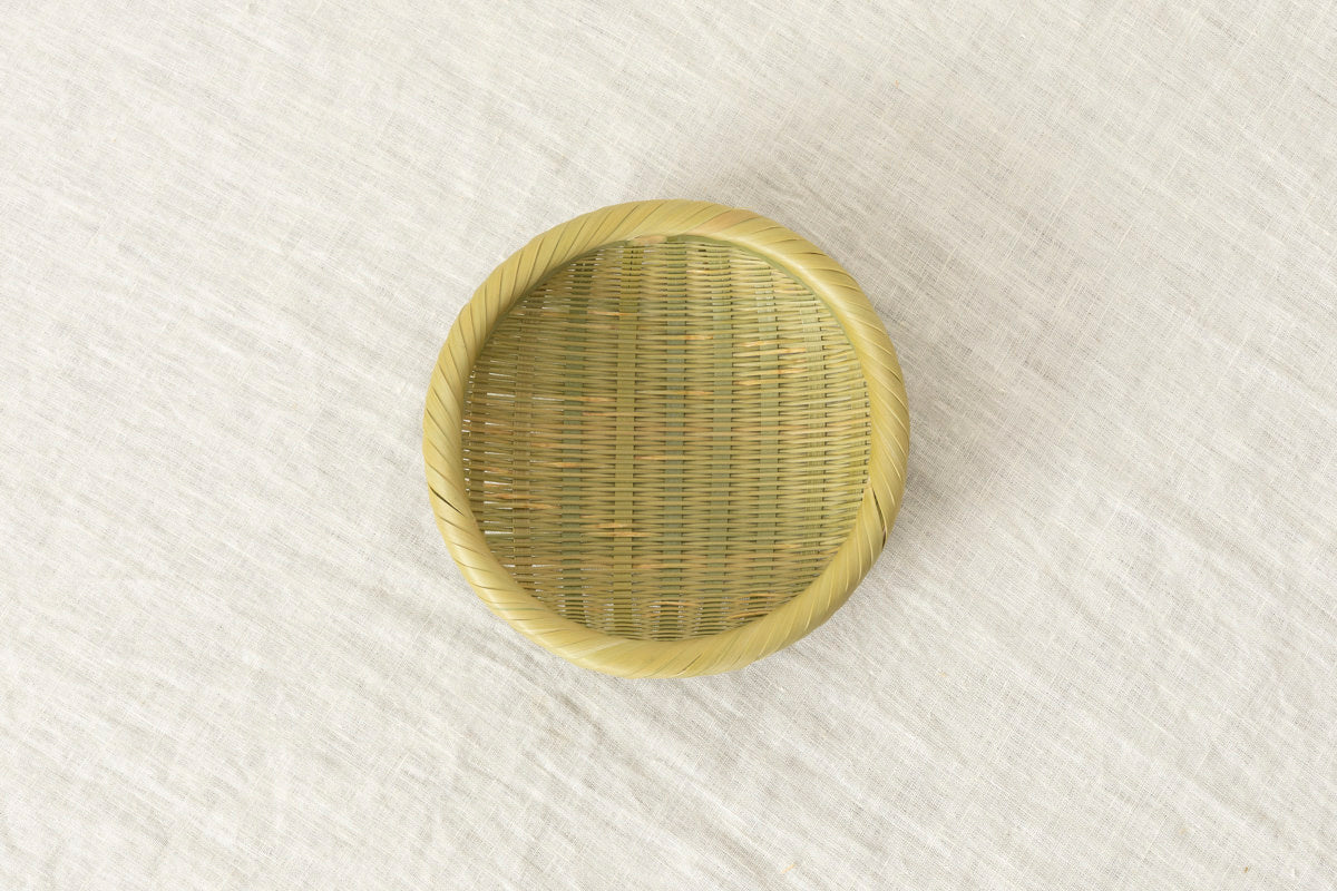 Round Bamboo Colander Tray / Madake Bamboo / Nagano-JPN 121508