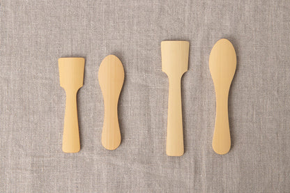 Ice Cream Spoon – Round & Square / White Bamboo / Ōita-JPN 510402