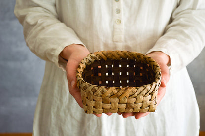 Storage Basket Mini / Walnut Bark / Iwate-JPN 1510592