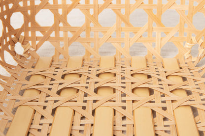 Organizing Basket "Yatsume Weave" / White Bamboo / Ōita-JPN 211504
