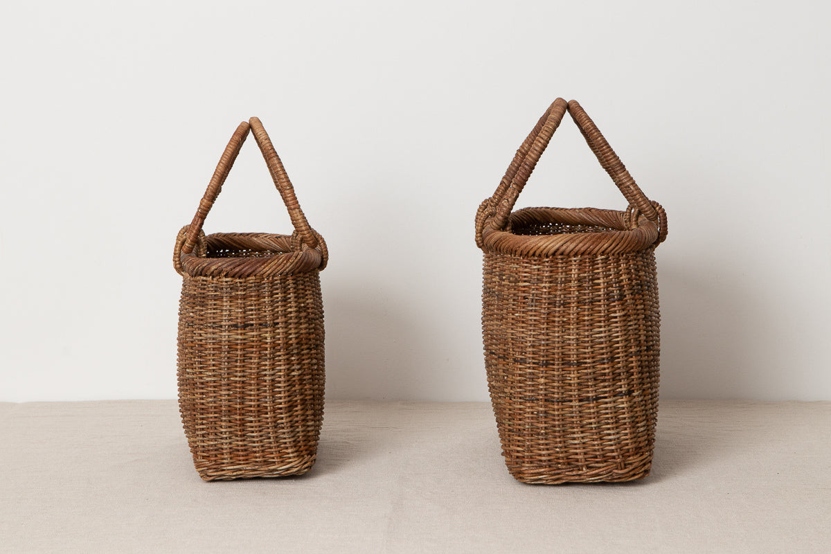 Oval Tote Basket – Nami-Weave / Akebi Vine / Nagano-JPN 311214