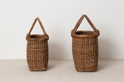 Oval Tote Basket – Nami-Weave / Akebi Vine / Nagano-JPN 311214