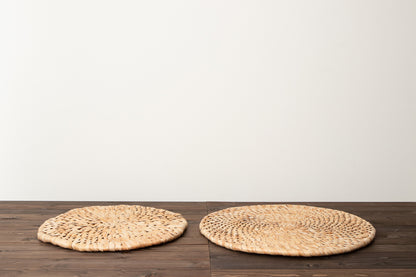 Round Seat Mat – Large Sizes / Shell Ginger / Ishigaki, Okinawa-JPN 810804