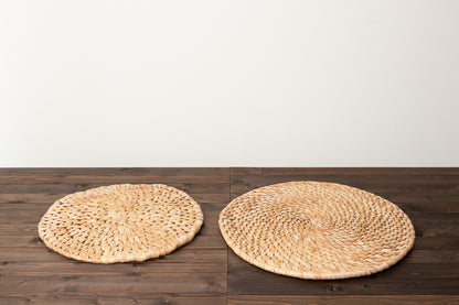 Round Seat Mat – Large Sizes / Shell Ginger / Ishigaki, Okinawa-JPN 810804