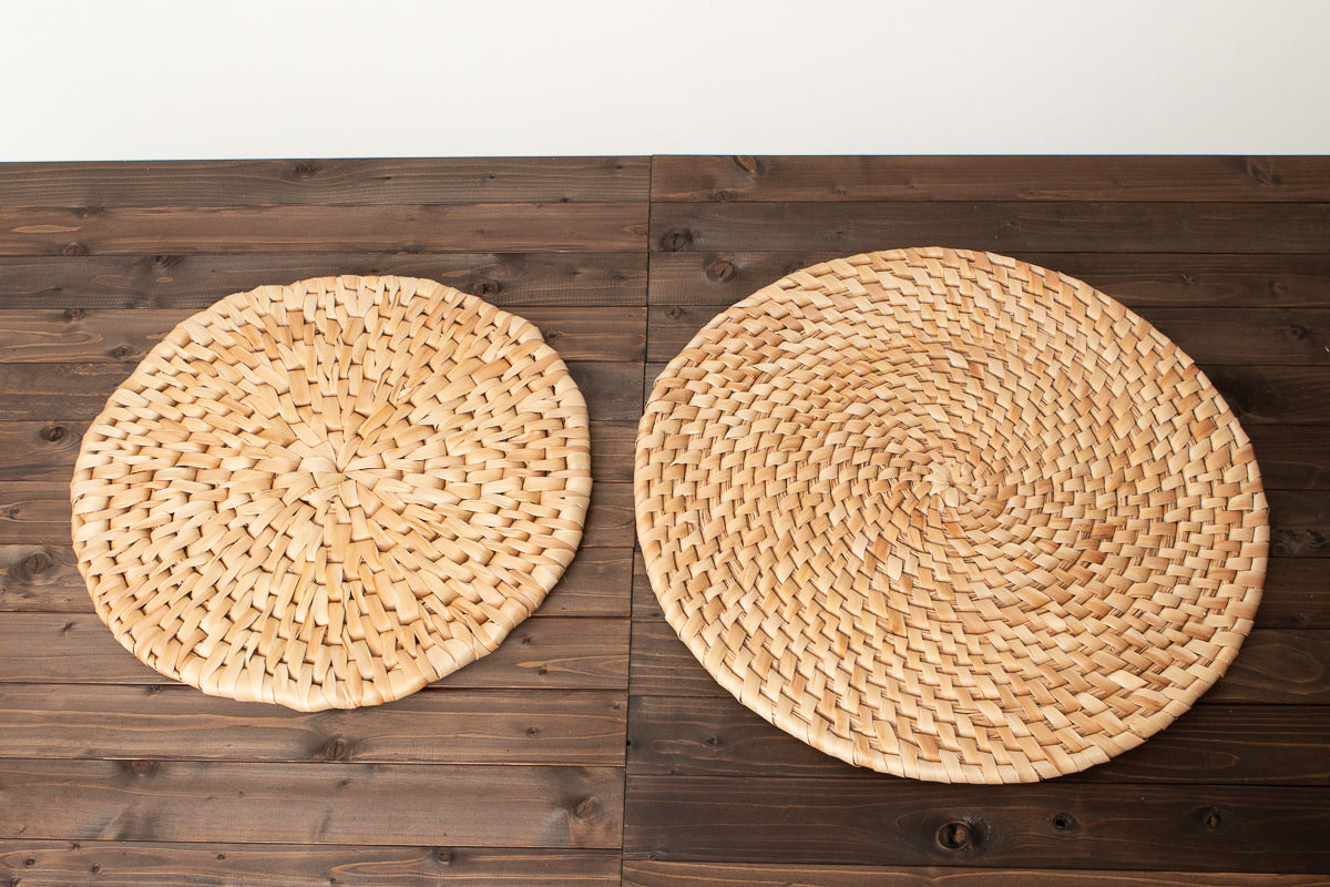 Shell ginger round seat mats / 月桃の円座