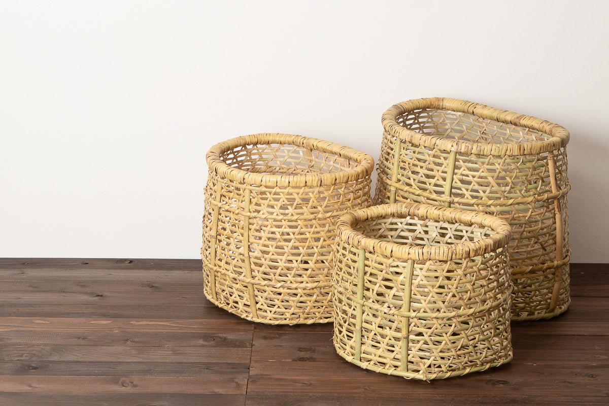 Carrying Basket / Nemagari Bamboo / Fukushima-JPN 720619