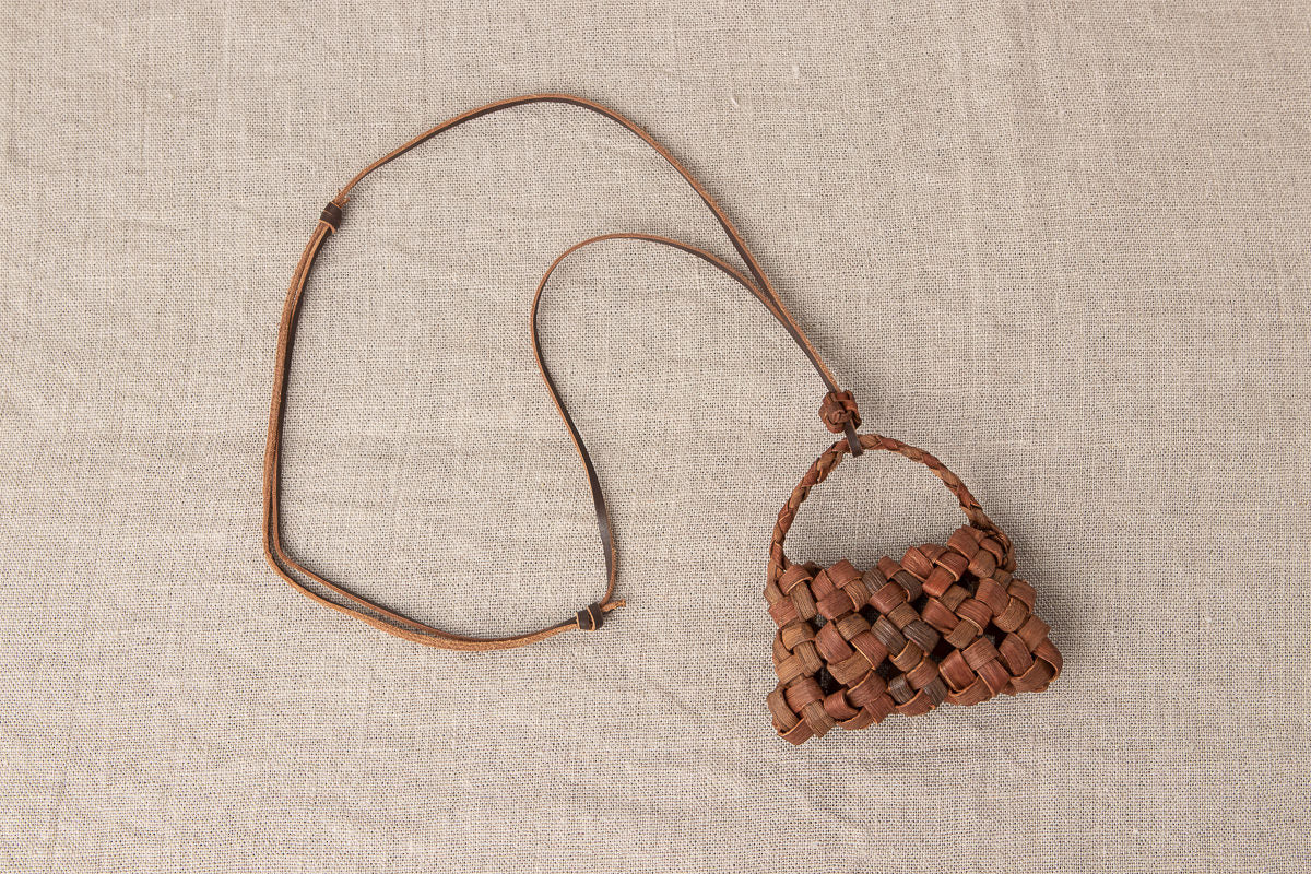 Pendant “Bag Shape” / Wild Grape Vine / Yamagata-JPN 311403-1