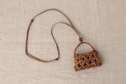 Pendant “Bag Shape” / Wild Grape Vine / Yamagata-JPN 311403-1