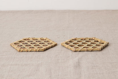 Mutsume Pattern Coaster / Guizhu Bamboo / TWN 810303