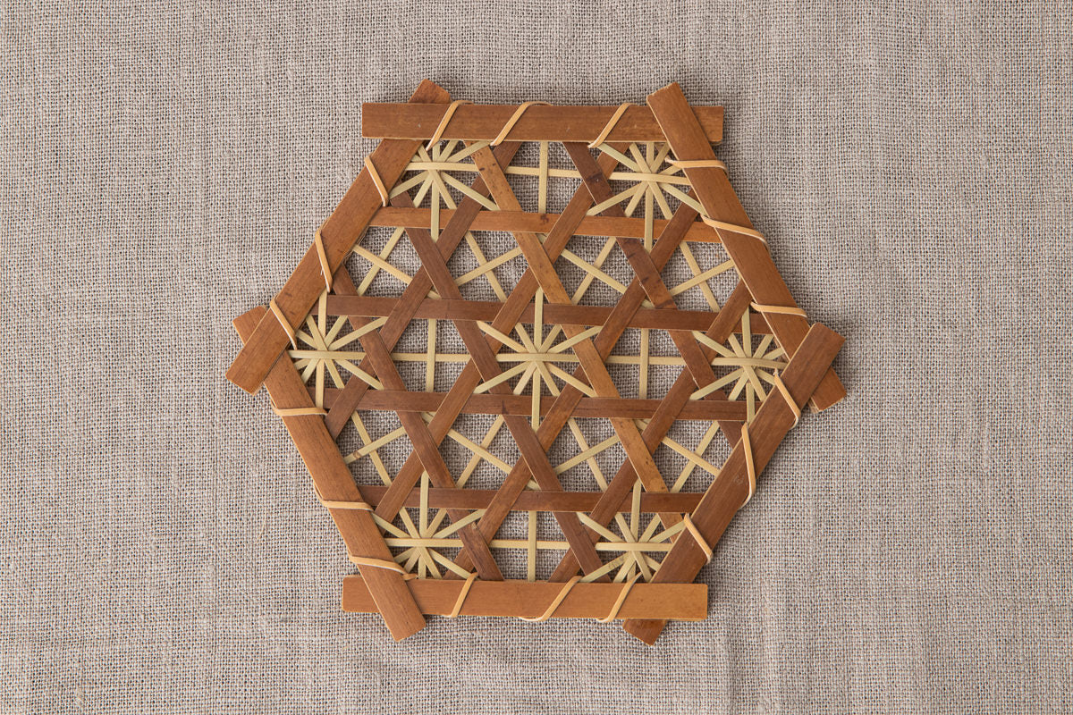 Mutsume Pattern Trivet / Guizhu Bamboo / TWN 810301