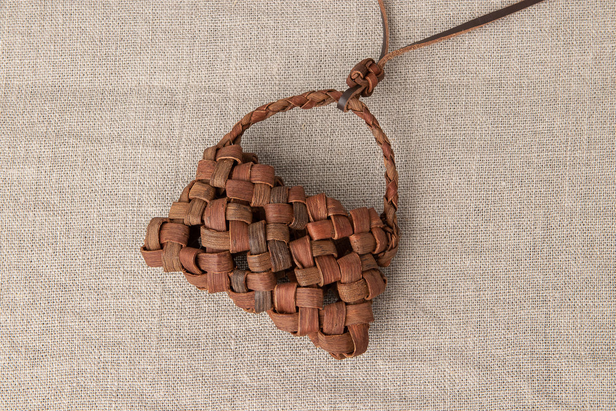 Pendant “Bag Shape” / Wild Grape Vine / Yamagata-JPN 311403-1