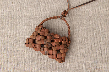 Pendant “Bag Shape” / Wild Grape Vine / Yamagata-JPN 311403-1