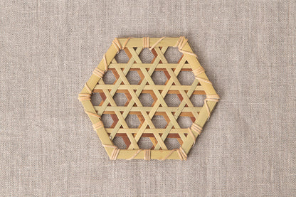Mutsume Pattern Coaster / Guizhu Bamboo / TWN 810303