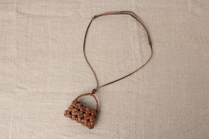 Pendant “Bag Shape” / Wild Grape Vine / Yamagata-JPN 311403-1