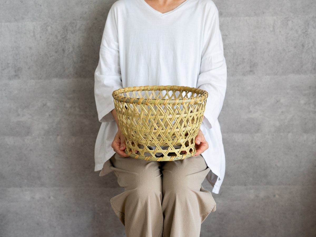 Dish Basket “Gokago” / Suzutake Bamboo / Iwate-JPN 450807