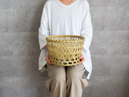 Dish Basket “Gokago” / Suzutake Bamboo / Iwate-JPN 450807