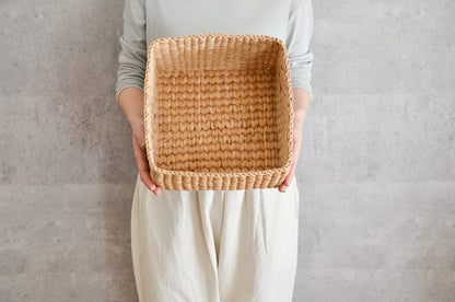 Organizing Basket "Square" / Water Hyacinth / THA 3115215
