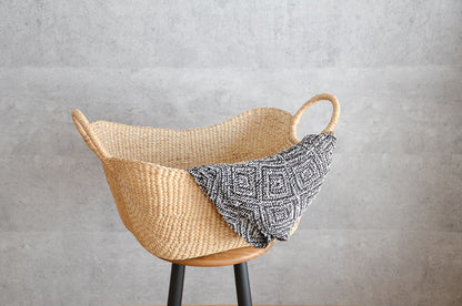 Organizing Basket “Ring Handle” / Water Hyacinth / THA 3115203