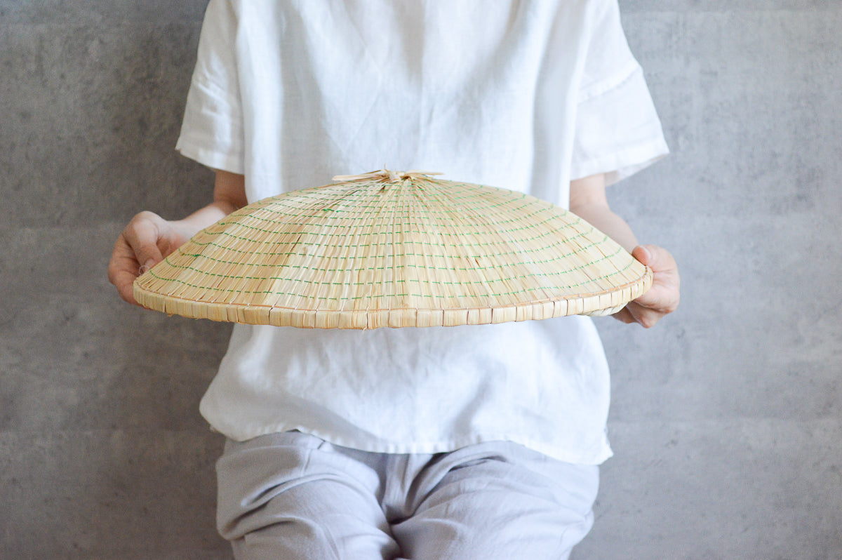 Sedge Hat “Ōno” Ø42 cm (16.54″) / Sedge / Toyama-JPN 810403-1