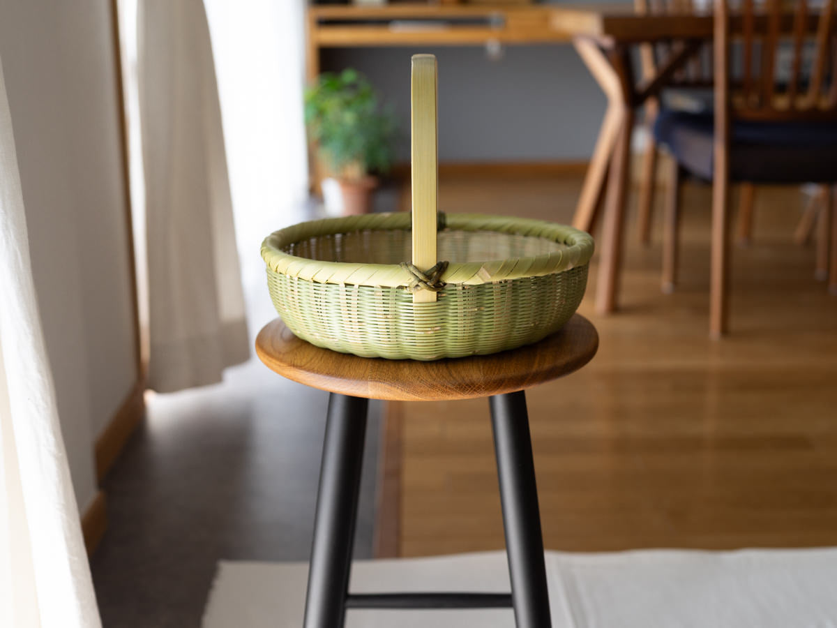 Fruit Basket with Handle / Madake Bamboo / Oita-JPN 110702-1
