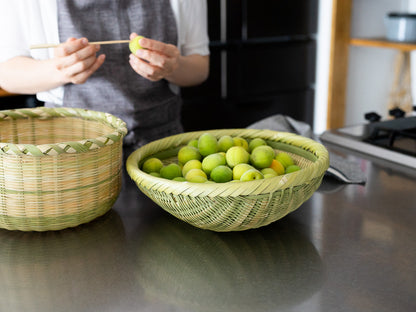 Round Bamboo Colander Tray / Madake Bamboo / Nagano-JPN 121508