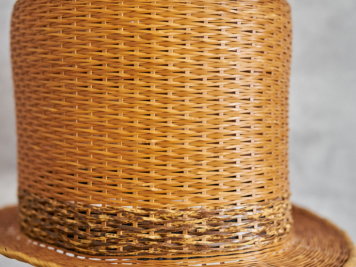 Hat “Matsukaze” – Urushi Lacquer Finish / Carbonized Bamboo / Oita-JPN 850423-1