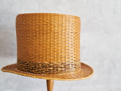 Hat “Matsukaze” – Urushi Lacquer Finish / Carbonized Bamboo / Oita-JPN 850423-1