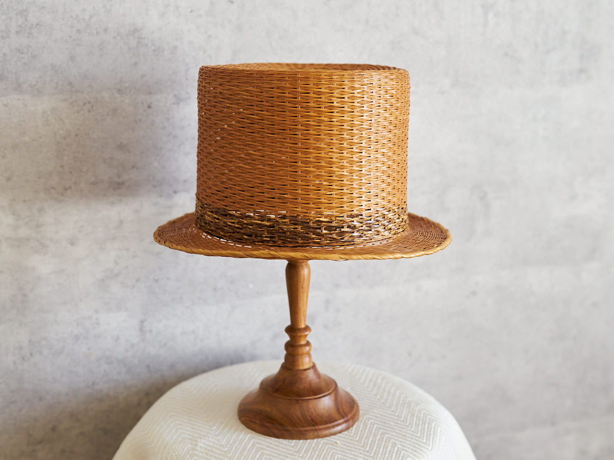 Hat “Matsukaze” – Urushi Lacquer Finish / Carbonized Bamboo / Oita-JPN 850423-1