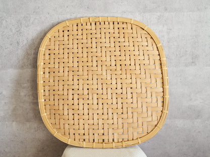 Large Plate / White Bamboo / Oita-JPN 850416-1