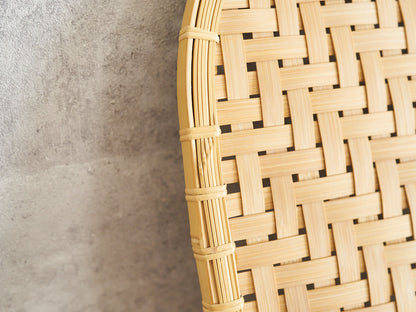 Large Plate / White Bamboo / Oita-JPN 850416-1