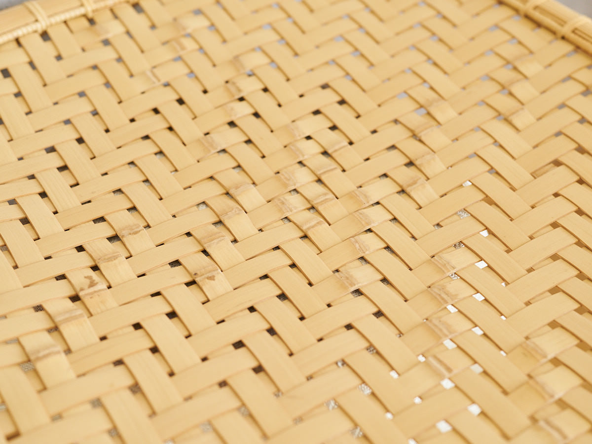 Large Plate / White Bamboo / Oita-JPN 850416-1