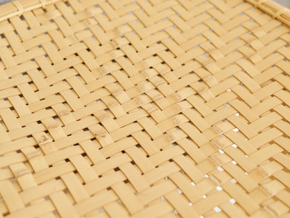 Large Plate / White Bamboo / Oita-JPN 850416-1
