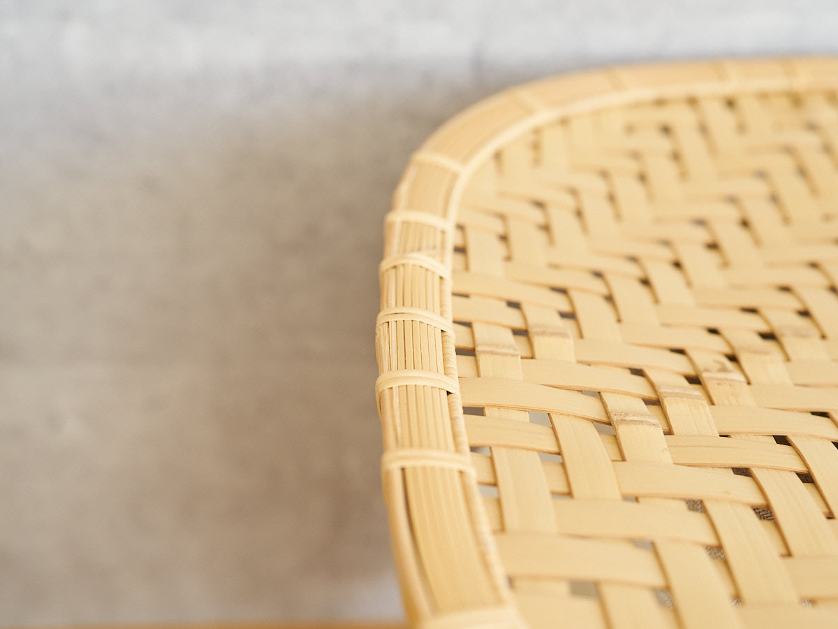 Large Plate / White Bamboo / Oita-JPN 850416-1