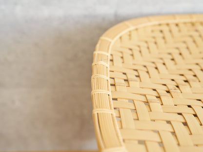 Large Plate / White Bamboo / Oita-JPN 850416-1