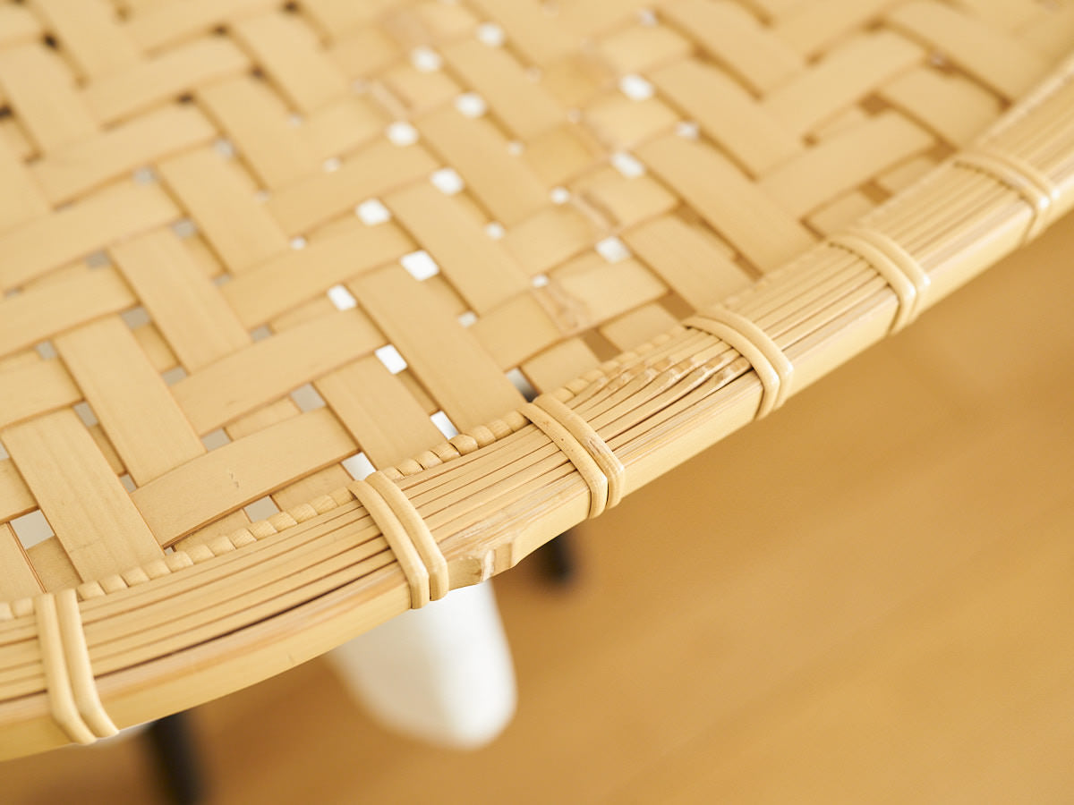 Large Plate / White Bamboo / Oita-JPN 850416-1