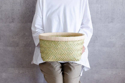 Round Basket “Oboke” / Suzutake Bamboo / Iwate-JPN 210134