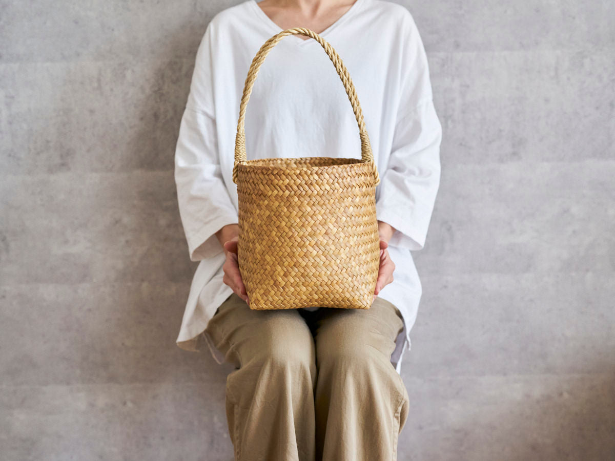 One-Handle Bucket Basket / Krajood Grass / THA 3115137-1