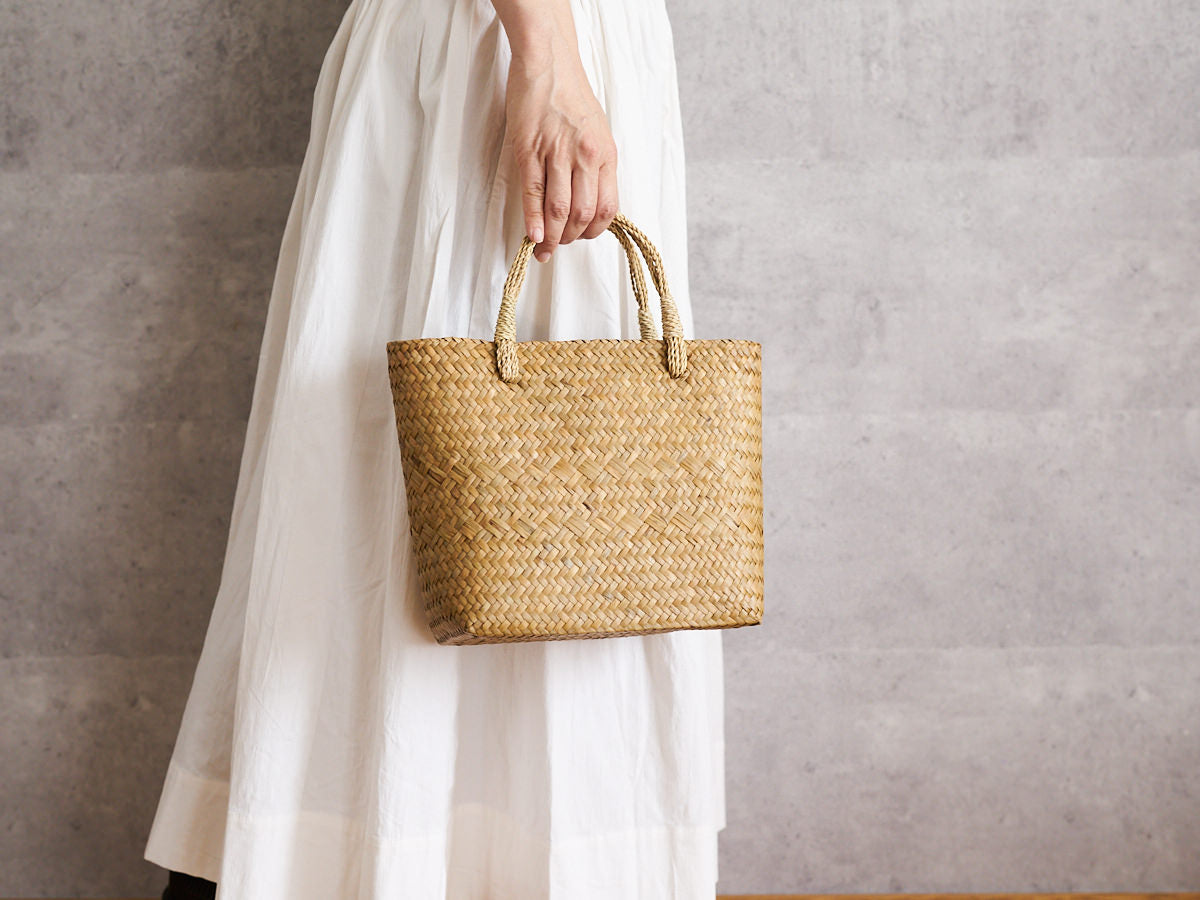 Basket Bag with Bundled Handles / Krajood Grass / THA 3115139