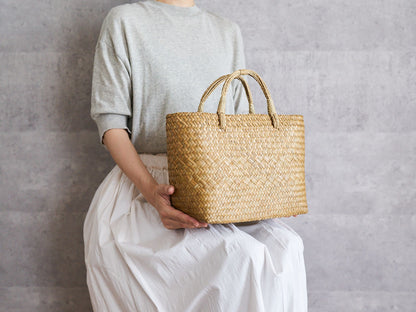Basket Bag with Bundled Handles / Krajood Grass / THA 3115139