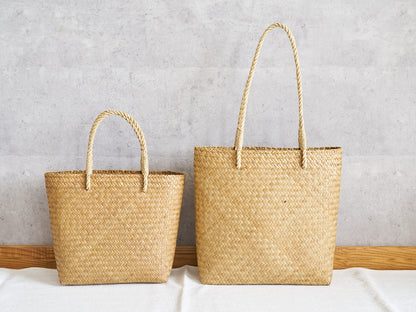 Slim Tote Basket Bag – Handheld & Shoulder / Krajood Grass / THA 3115140