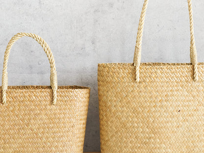 Slim Tote Basket Bag – Handheld & Shoulder / Krajood Grass / THA 3115140