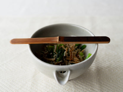 Butter Knife, Multipurpose Spatula / Smoked Bamboo / Kochi-JPN 321209