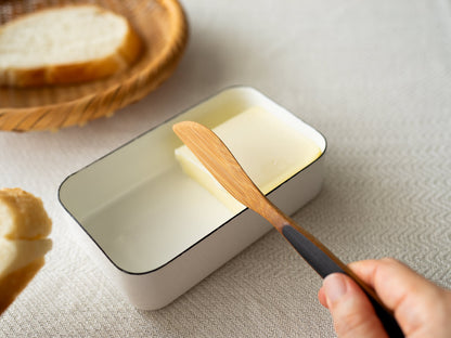 Butter Knife, Multipurpose Spatula / Smoked Bamboo / Kochi-JPN 321209