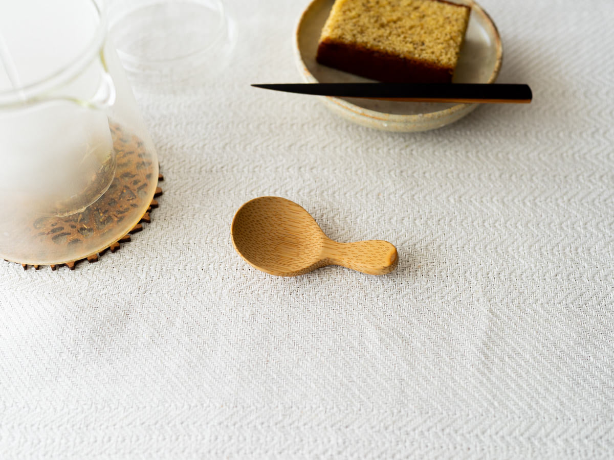 Tea Scoop / Smoked Bamboo / Kochi-JPN 321215-1