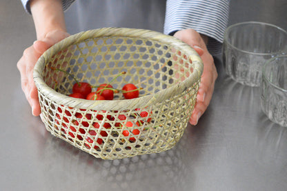 Beans Washing Basket / Shinodake Bamboo / Miyagi-JPN 330106
