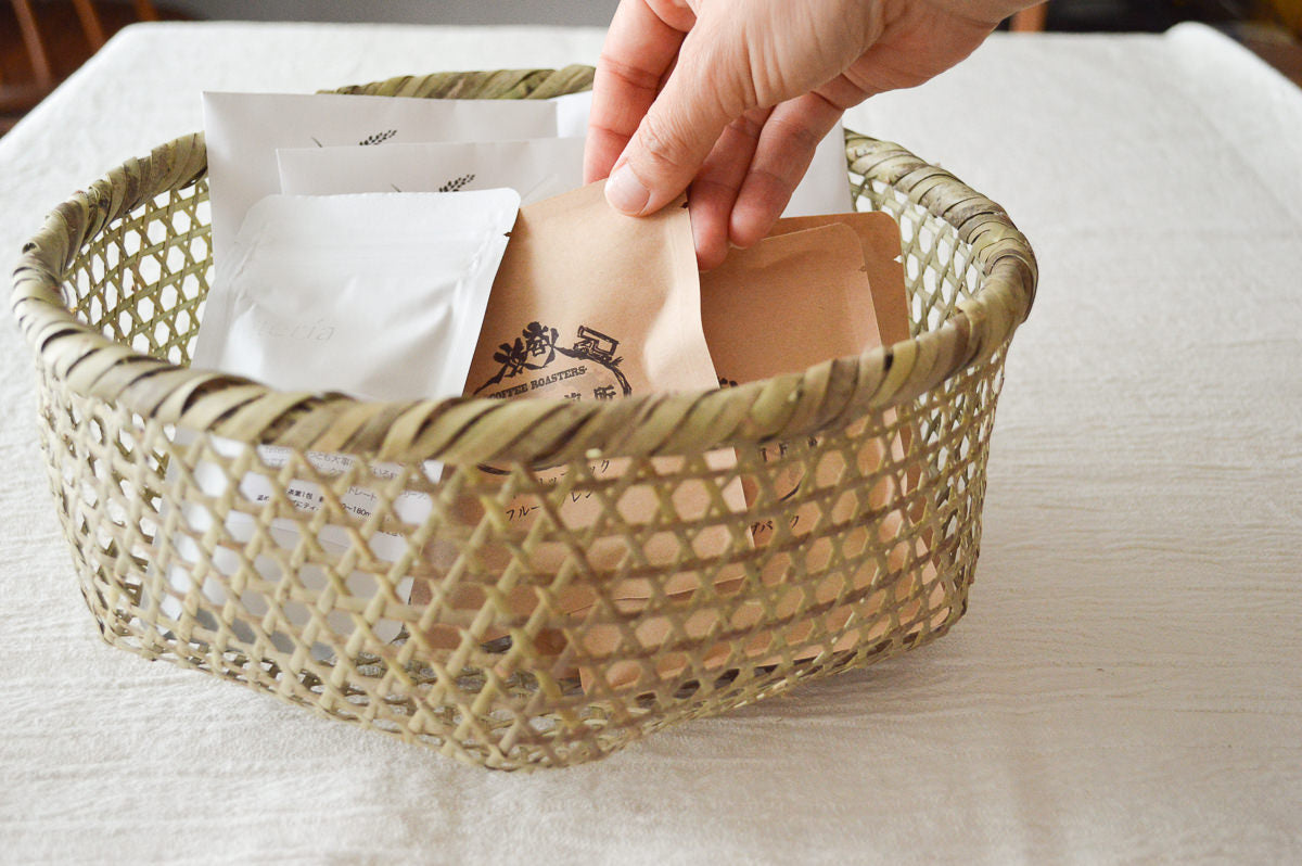 Beans Washing Basket / Shinodake Bamboo / Miyagi-JPN 330106