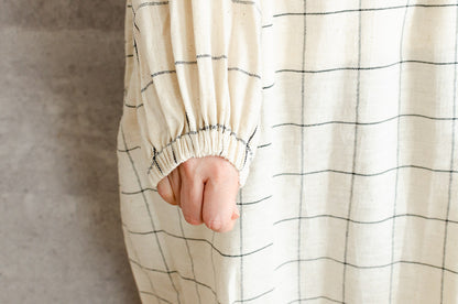 インド/カディコットン　カバーエプロン　Tattersall　330914-1