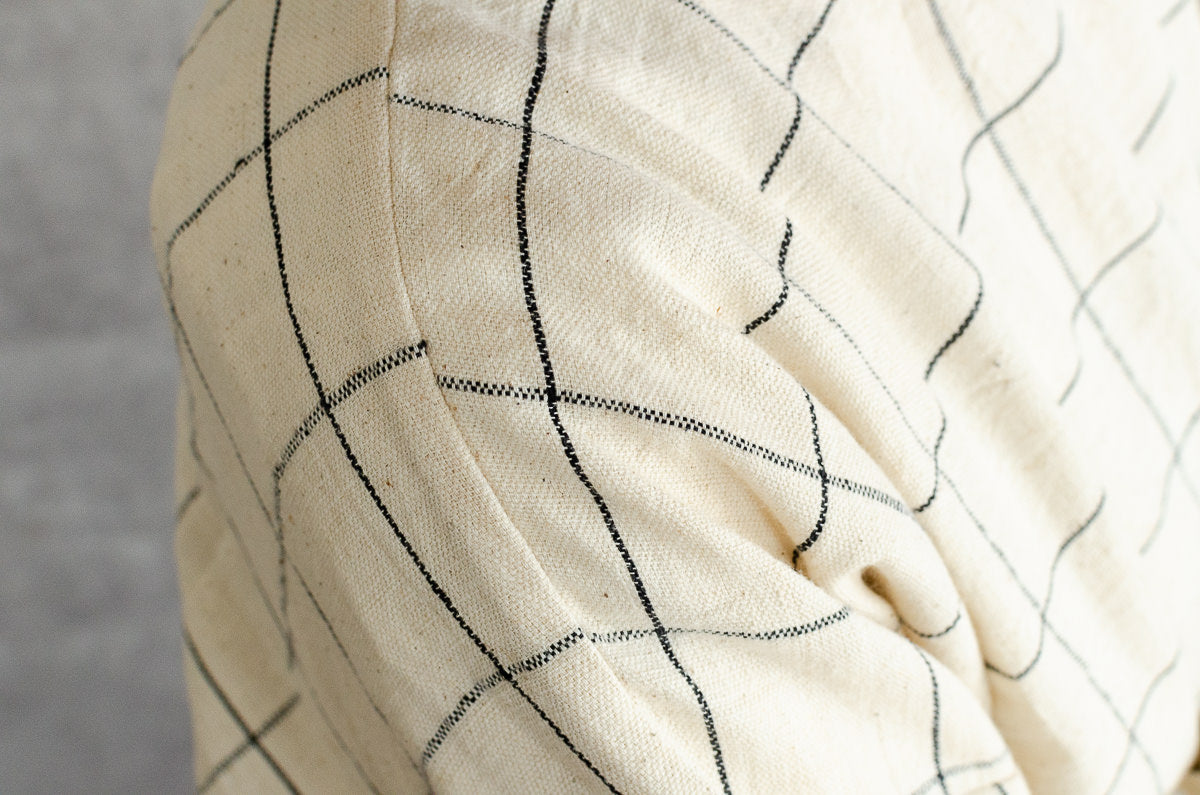 インド/カディコットン　カバーエプロン　Tattersall　330914-1