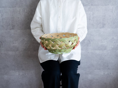 Sasara Open Weave Basket – Smaller / Madake Bamboo / Kanagawa-JPN 430111