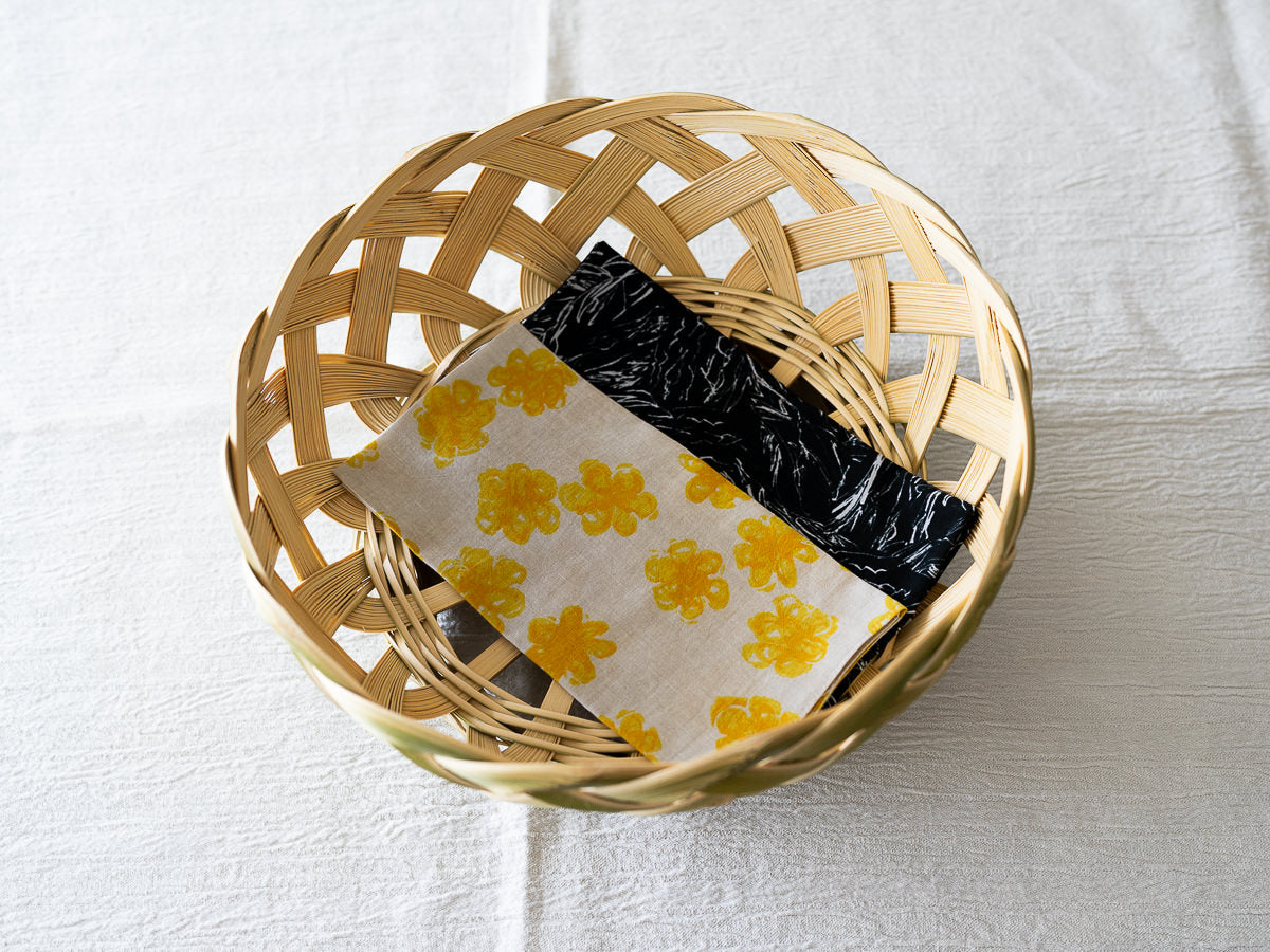 Sasara Open Weave Basket – Medium / Madake Bamboo / Kanagawa-JPN 430112-1